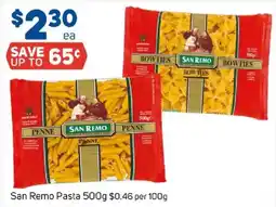 Foodland San Remo Pasta offer