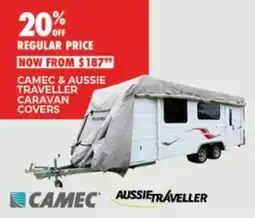 BCF Camec & Aussie Traveller Caravan Covers offer