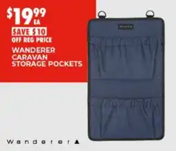 BCF Wanderer Caravan Storage Pockets offer