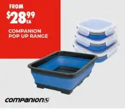 BCF Companion Pop Up Range offer