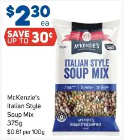Foodland McKenzie's Italian Style Soup Mix offer