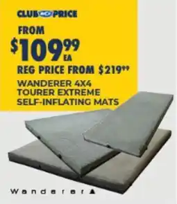 BCF Wanderer 4x4 Tourer Extreme Self-Inflating Mats offer