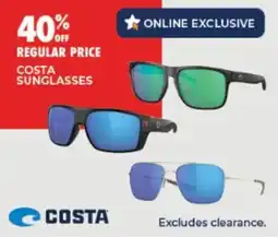 BCF Costa Sunglasses offer