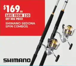 BCF Shimano Sedona Spin Combos offer