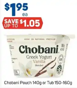Foodland Chobani Greek Yogurt Vanilla Blended offer