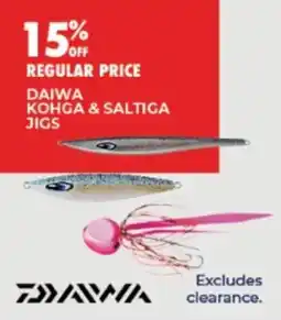 BCF Daiwa Kohga & Saltiga Jigs offer