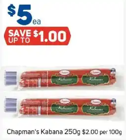Foodland Chapman's Kabana offer