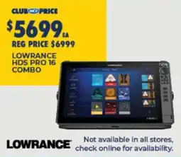 BCF Lowrance HDS Pro 16 Combo offer