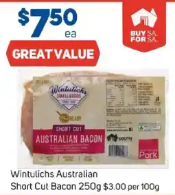 Foodland Wintulichs Australian Short Cut Bacon offer