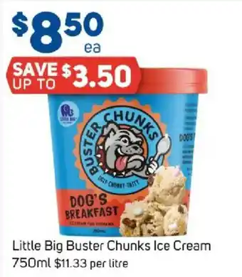 Foodland Little Big Buster Chunks Ice Cream offer