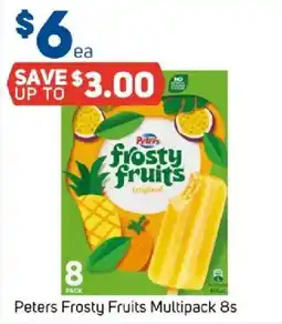 Foodland Peters Frosty Fruits Tropical offer