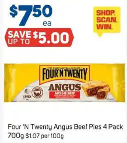 Foodland Four 'N Twenty Angus Beef Pies offer
