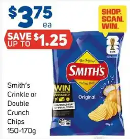 Foodland Smith's Crinkle or Double Crunch Chips offer