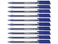 Officeworks Staedtler Stick 432 Ballpoint Pens Blue 10 Pack offer