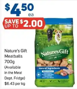 Foodland Nature's Gift Meatballs offer