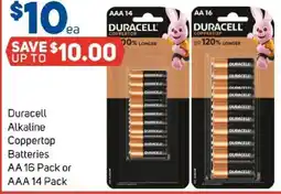Foodland Duracell Alkaline Coppertop Batteries offer