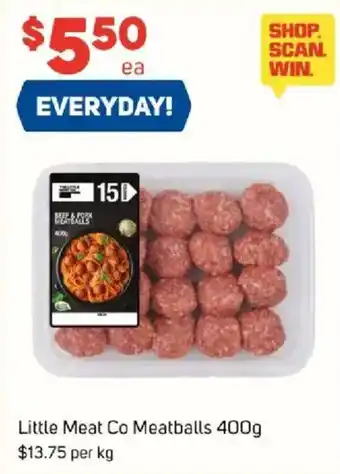 Foodland Little Meat Co Meatballs offer