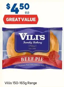 Foodland Vili's Beef Pie offer
