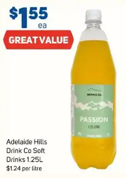 Foodland Adelaide Hills Drink Co Soft Drinks offer