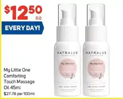 Foodland Natralus My Little One Comforting Touch Massage Oil offer