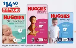 Foodland Huggies Skin Protect or Ultra Dry Nappies offer