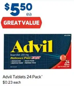 Foodland Advil Tablets offer