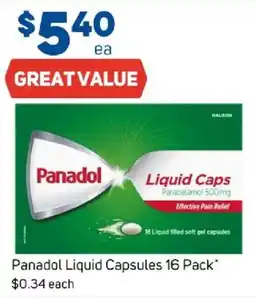 Foodland Panadol Liquid Capsules offer