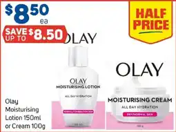 Foodland Olay Moisturising Lotion or Cream offer