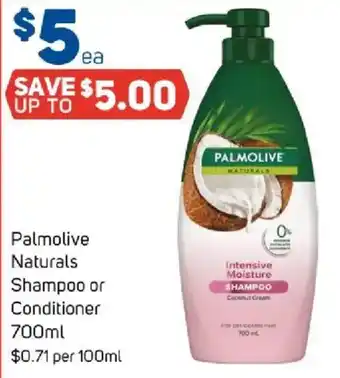 Foodland Palmolive Naturals Shampoo or Conditioner offer