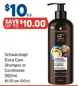 Foodland Schwarzkopf Extra Care Shampoo or Conditioner offer