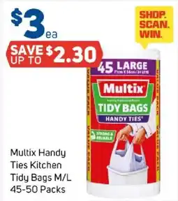 Foodland Multix Handy Ties Kitchen Tidy Bags offer
