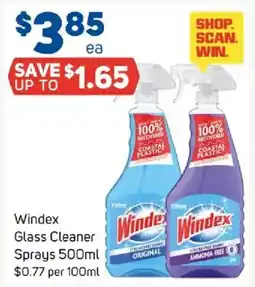 Foodland Windex Glass Cleaner Sprays offer