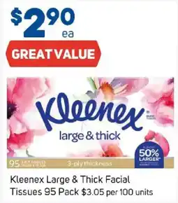 Foodland Kleenex Large & Thick Facial Tissues offer