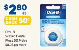 Foodland Oral-B Waxed Dental Floss offer