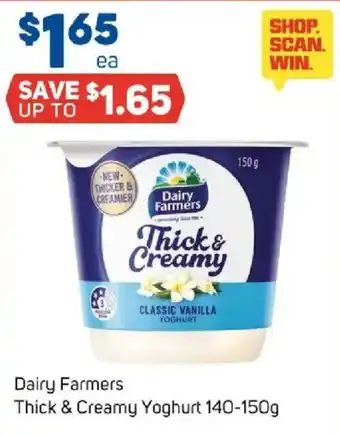Foodland Dairy Farmers Thick & Creamy Yoghurt offer
