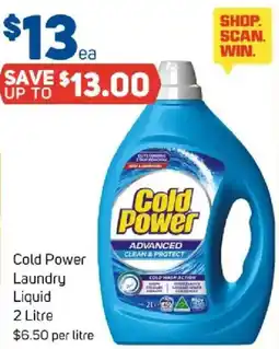 Foodland Cold Power Laundry Liquid offer