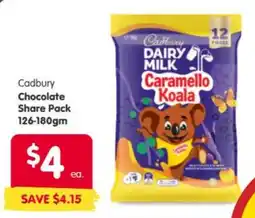 Spar Cadbury Chocolate Share Pack offer