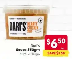 Spar Dari's Hearty Chicken Soup offer