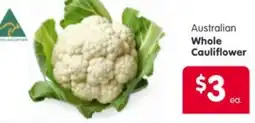 Spar Australian Whole Cauliflower offer