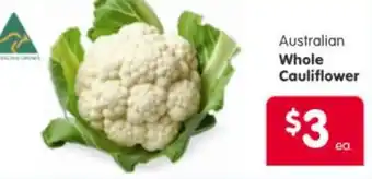 Spar Australian Whole Cauliflower offer