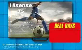 The Good Guys Hisense 75 inch TV offer