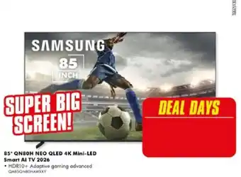 The Good Guys Samsung 85" QN80H NEO QLED 4K Mini-LED Smart AI TV 2026 offer