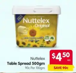 Spar Nuttlex Table Spread offer