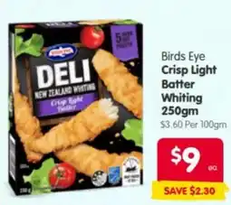 Spar Birds Eye Deli Crisp Light Batter Whiting offer