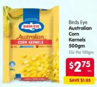 Spar Birds Eye Australian Corn Kernels offer