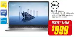 The Good Guys Dell 15.6" i5 Laptop offer