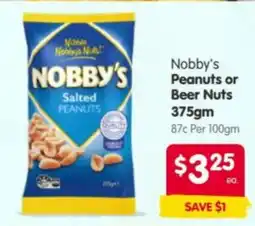 Spar Nobby's Salted Peanuts offer