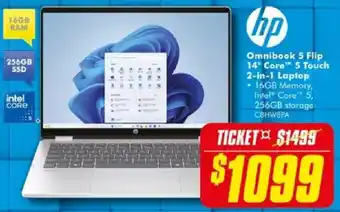 The Good Guys hp Omnibook 5 Flip 14" Core 5 Touch 2-in-1 Laptop offer