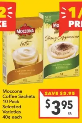 Supa Valu Moccona Coffee Sachets offer