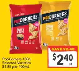 Supa Valu PopCorners Selected Varieties offer